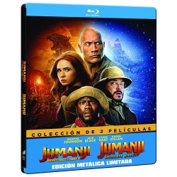 Pack Jumanji: Bienvenidos a la jungla + Jumanji: El siguiente nivel (Blu-Ray - Edición Metálica)