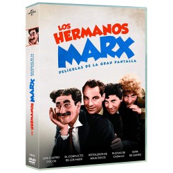 BLURAY - PACK HERMANOS MARX (5 PELICULAS+LIBRO 12 PAGS) (DVD) (CAJA 22MM+SLIPCASE)