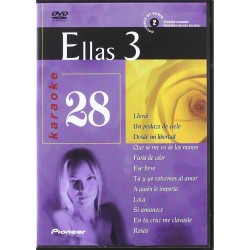 Karaoke 28 Ellas 3 - DVD