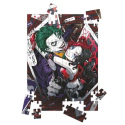 REDSTRING Does Not Apply Puzzle Lenticular DC Comics Joker Y Harley Quinn 100 Piezas, Multicolor, One Size (RS531127)