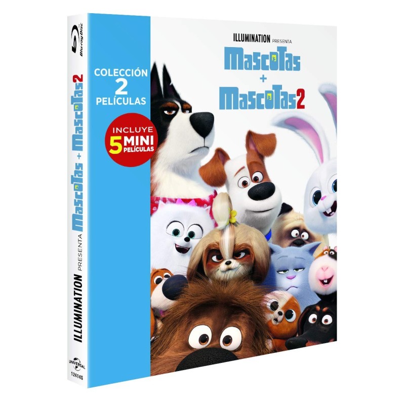 Pack Mascotas 1 + Mascotas 2 (Blu-Ray)