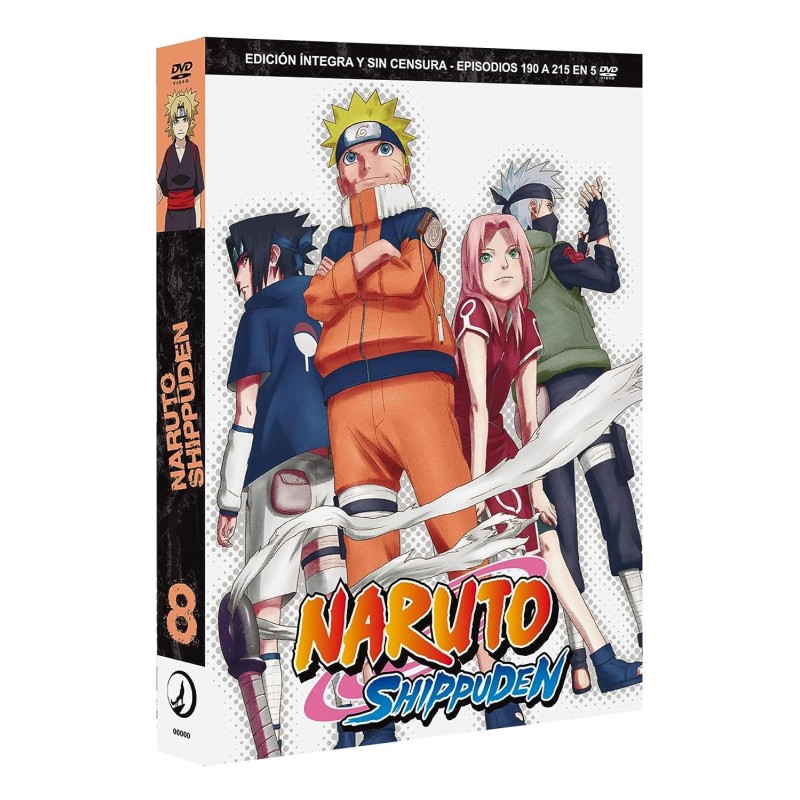 Naruto Shippuden - Box 8 (Episodios 190 a 215)