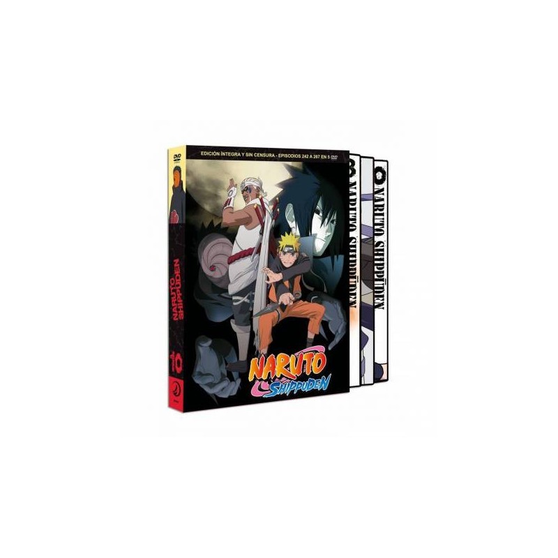 Naruto shippuden box10 epi.242 a 267 - DVD