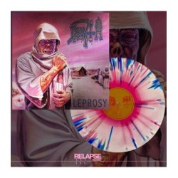 Leprosy Reissue (1 LP Multicolor Foil Jacket - Pink, White And Blue Merge With Splatter)