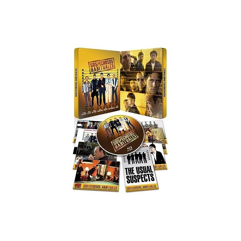 Sospechosos Habituales BD 1995 The Usual Suspects Edición Metálica Limitada BD con 8 Postales exclusivas [Blu-ray] [blu_ray] [20