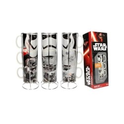 Tazas ceramica stormtroopers set 3 tazas apilables star wars ep7