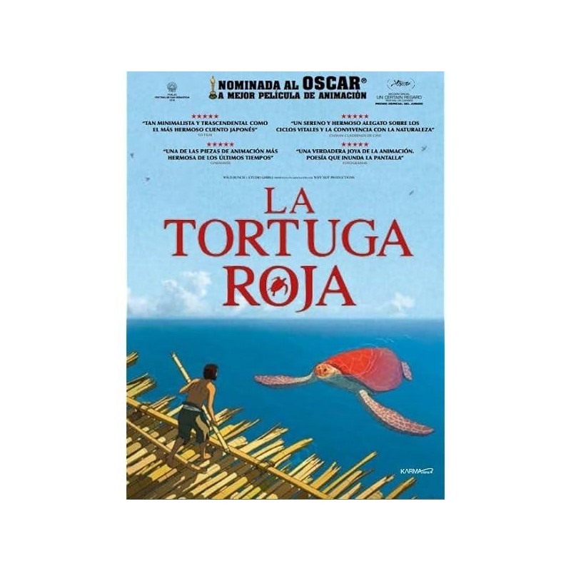 LA TORTUGA ROJA  DVD