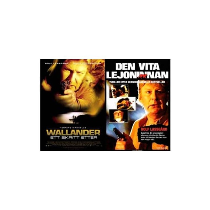 PACK WALLANDER: PISANDO LOS TALONES + LA LEONA BLANCA 2 Dvd