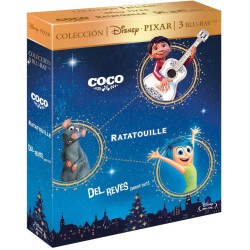 Pack Coco + Ratatouille + Del Revés (Blu