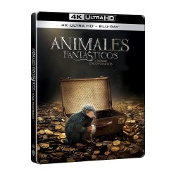 BLURAY - ANIMALES FANTASTICOS 1: Y DONDE ENCONTRARLOS (4K UHD + Bluray) (ED. ESPECIAL METAL)