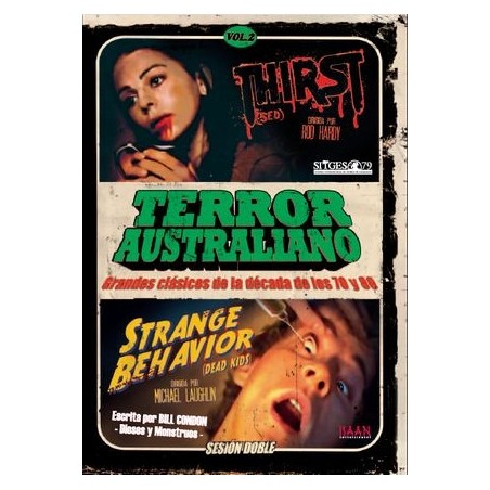 Comprar Terror Australiano - Vol  2   Thirst (Sed) / Strange Behavior (Dead Kids) Dvd