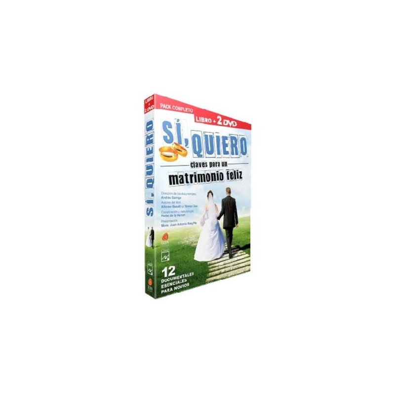Comprar Sí, Quiero ( Claves para un matrimonio Feliz ) 2 DVD + Libro Dvd