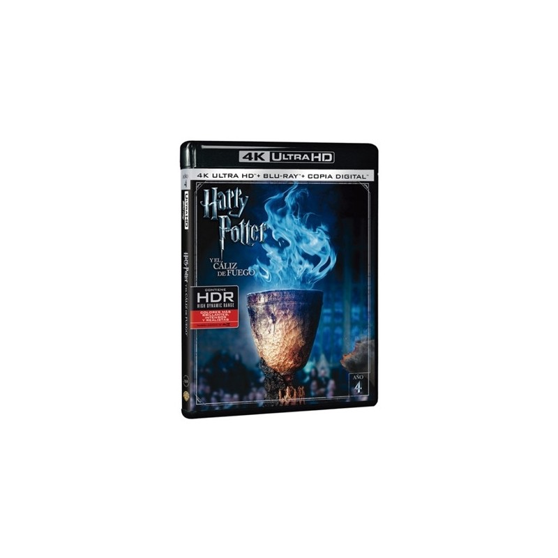 Harry Potter Y El Caliz De Fuego (Blu-Ray 4k Ultra Hd + Blu-Ray + Copia Digital)