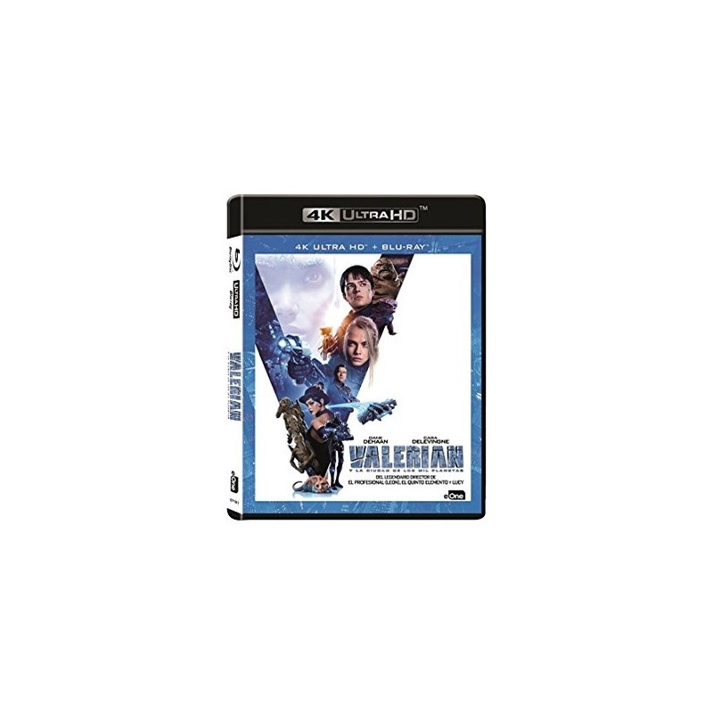 Valerian Y La Ciudad De Los Mil Planetas (Blu Ray 4k Ultra Hd + Blu-Ray) (Ed. Libro)