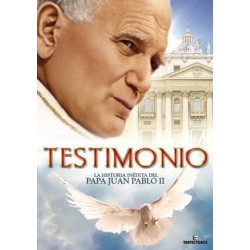 Comprar Testimonio   La Historia Inédita del Papa Juan Pablo II   Dvd