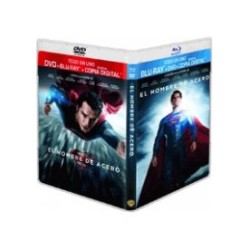 El Hombre De Acero (Blu-Ray + Dvd + Copi