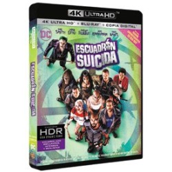 Escuadrón Suicida (Blu-Ray 4k Ultra Hd + Blu-Ray + Copia Digital)
