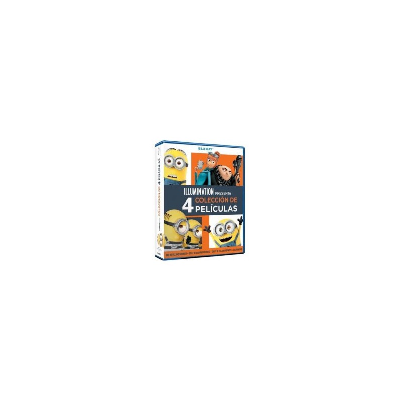 Pack Minions (Gru + Gru 2 + Gru 3 + Minions) (Blu-Ray)