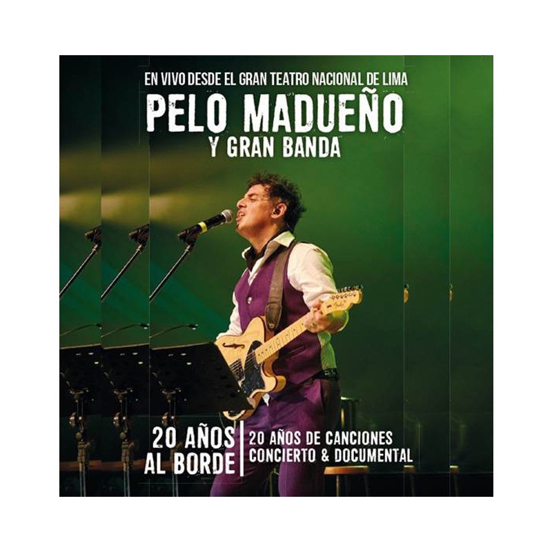 20 Años Al Borde (En Vivo) Pelo Madueño CD+DVD