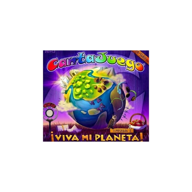 Cantajuego: ¡Viva Mi Planeta 3! (DVD+CD)